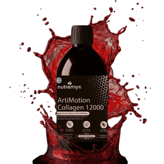 ArtiMotion Collagen 12 000 · Collagène articulaire liquide 12 000mg · Articulations et mobilité · Nutremys LAB