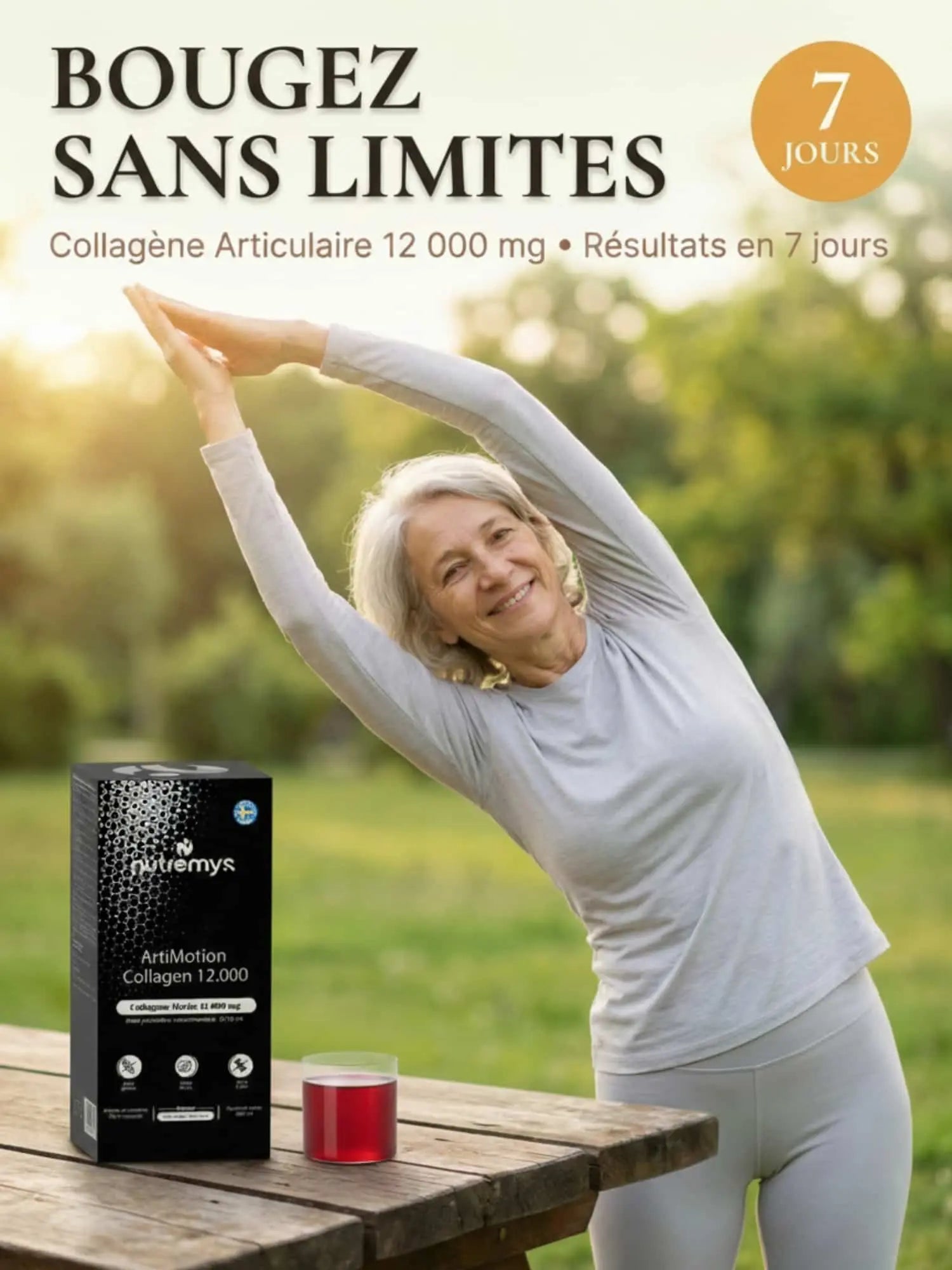 Artimotion Collagen 12000 | Collagène Liquide Articulaire 12.000 mg Nutremys