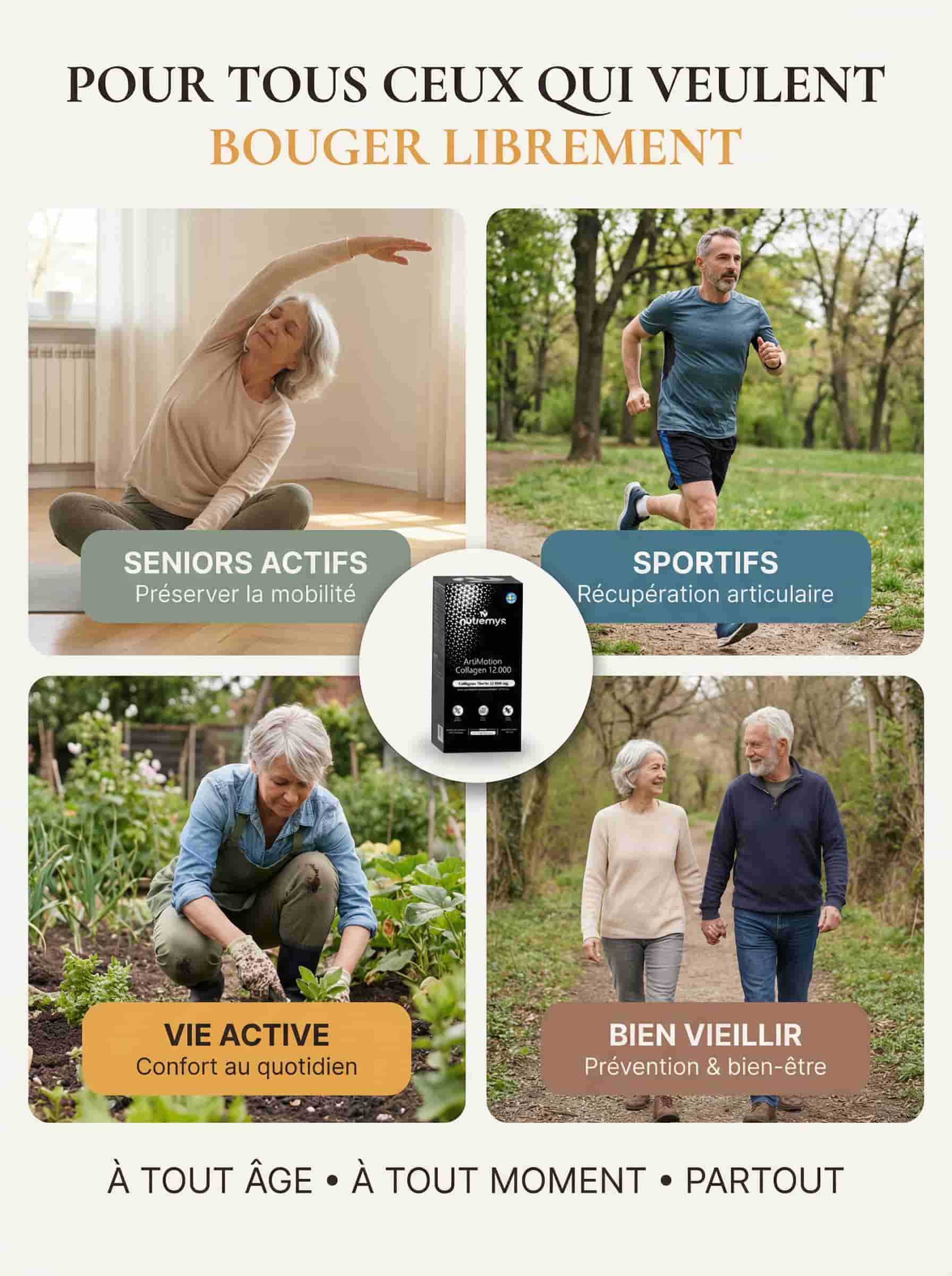 Artimotion Collagen 12000 | Collagène Liquide Articulaire 12.000 mg Nutremys