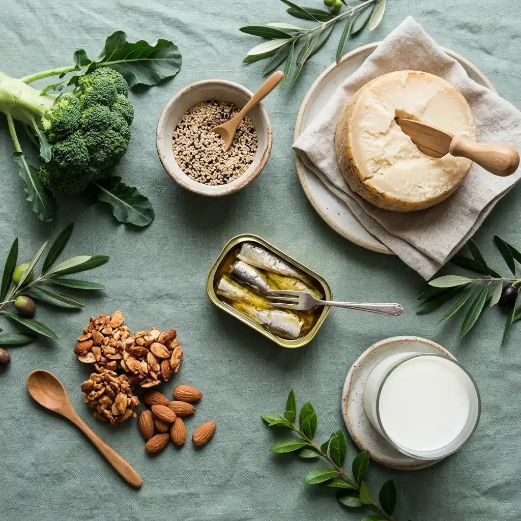 Aliments riches en calcium - signes de carence et solutions naturelles Nutremys