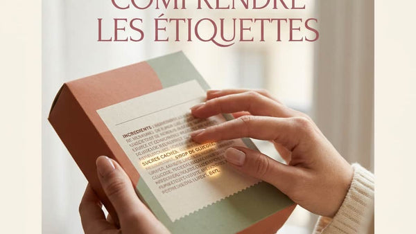 Femme lisant les etiquettes nutritionnelles - eviter les ultra-transformes au quotidien