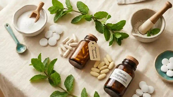 Differentes formes de magnesium en comprimes et poudre - guide de choix Nutremys