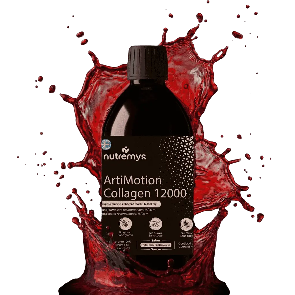 ArtiMotion Collagen 12 000 · Collagène articulaire liquide 12 000mg · Articulations et mobilité · Nutremys LAB