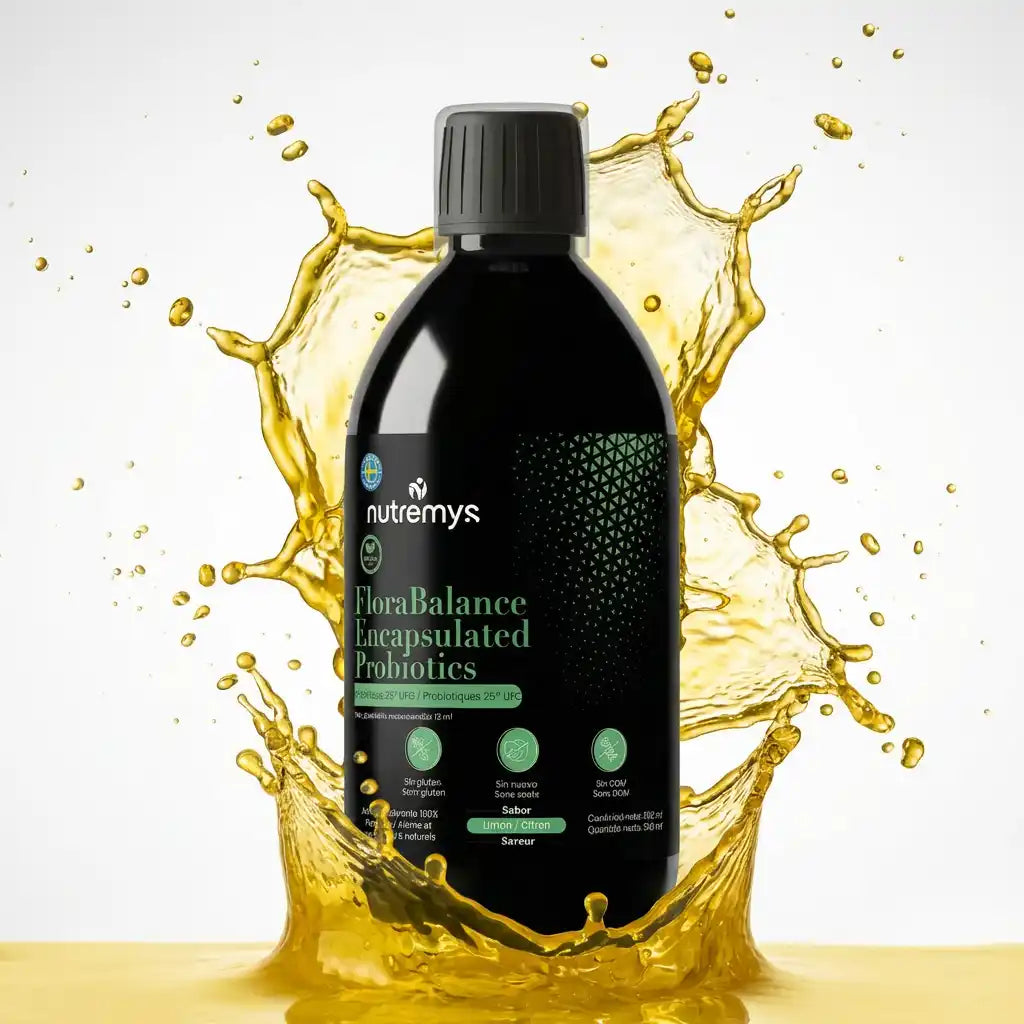 FloraBalance Encapsulated Probiotics – Probiotiques Liquides 25¹⁰ UFC - Nutremys LAB