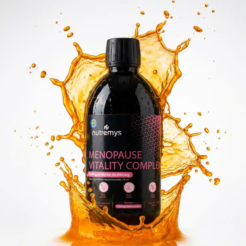 MENOPAUSE VITALITY COMPLEX – La Formule Liquide 9-en-1 pour la Périménopause & la Ménopause Nutremys