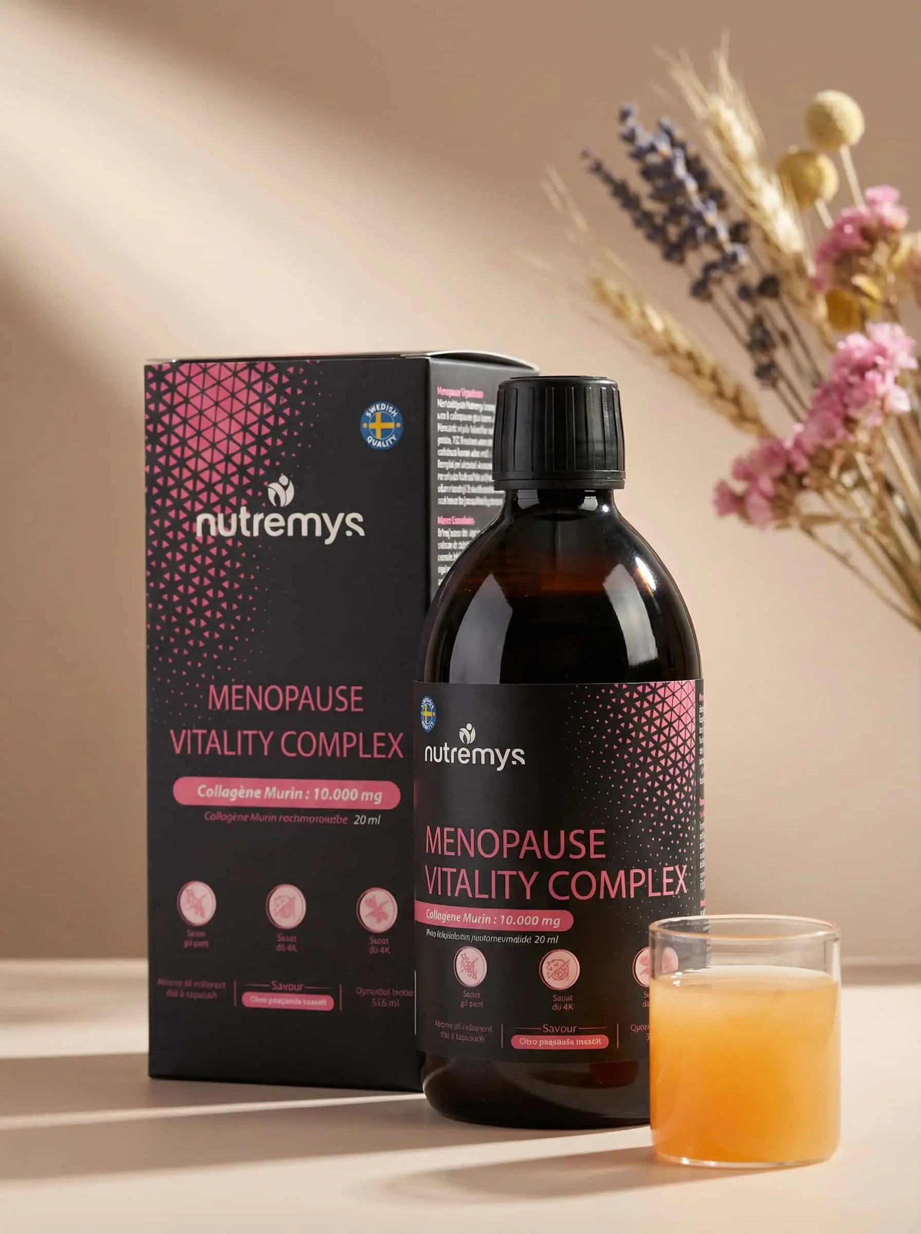 Menopause Vitality Complex | Collagène Marin & Équilibre Hormonal - Nutremys