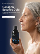 Collagen Essence Gold – Formule Anti-Âge Ultime (Collagène Marin 12 500 mg & Rétinol) Nutremys