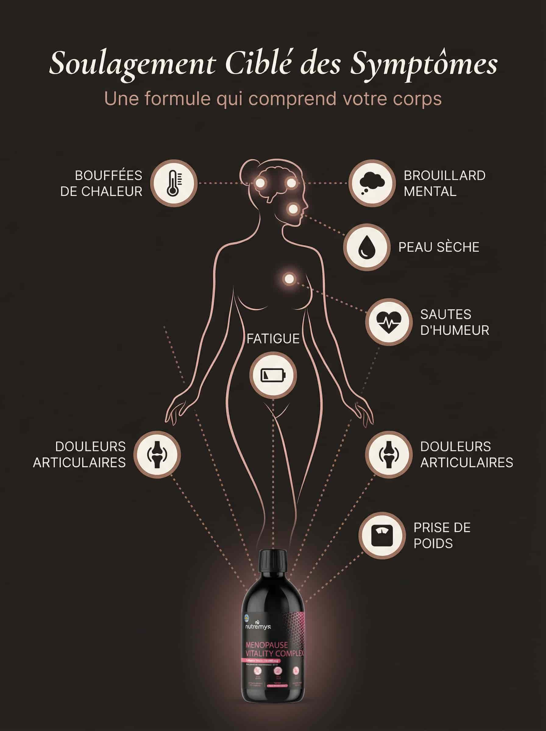 Menopause Vitality Complex | Collagène Marin & Équilibre Hormonal - Nutremys